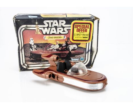 Vintage Kenner Star Wars Land Speeder, in original box with 'Special Offer' sticker, G-VG, box F, no inner packing