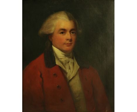 Circle of George Romney (1734 - 1802)"Portrait of a Gentleman," half length, traditionally identified as Robert Henley, Earl 