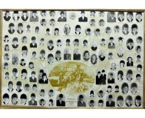 Co. Westmeath Hunt: Two large Photographic Collages, Members of the Westmeath Hunt, Season 1980, approx. 32" x 42" rolled wit