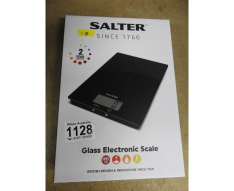 Boxed Salter Electronic Scales 