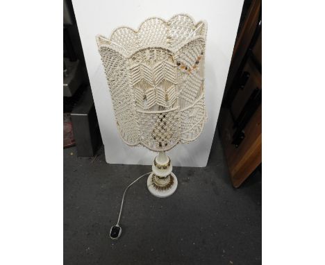 Painted Decorative Table Lamp 