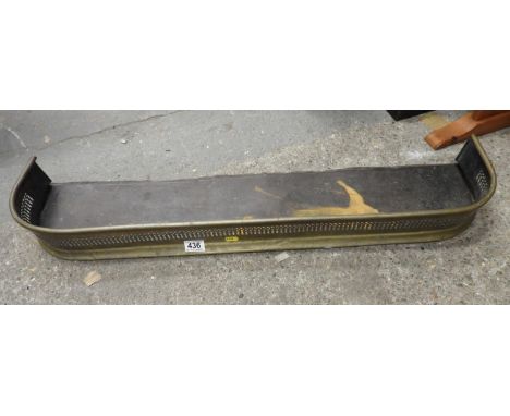 Pierced Brass Fire Fender 