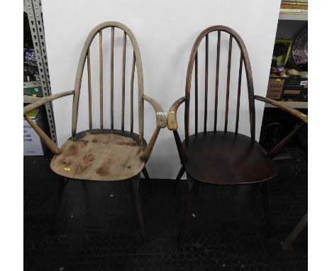 Pair of Stick Back Ercol Chairs 