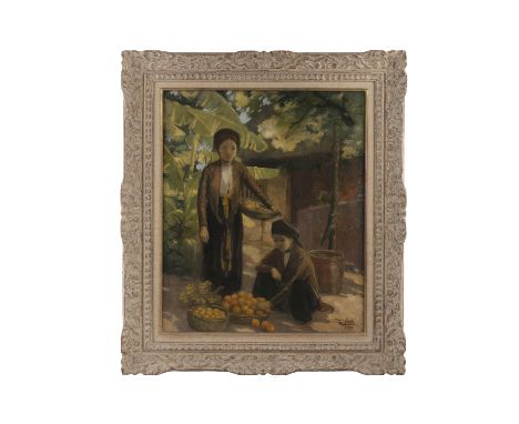 NGUYEN MAI THU (VIETNAM, ACTIVE CIRCA 1930S-1955) PROBABLY ECOLE DES BEAUX-ARTS DE L’INDOCHINE (INDOCHINA FINE ARTS COLLEGE) 