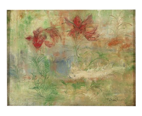 LÊ BÁ ĐẢNG 黎白璗 ALSO KNOWN AS DANG LEBADANG (VIETNAM &amp; FRANCE, 1921-2015)  GRADUATED FROM THE ECOLE DES BEAUX-ARTS DE TOUL