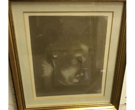 JOHN JACKSON (1778-1831) “Child's head asleep”, a portrait study, pencil and chalks, inscribed verso “Bought at Sale of Jacks