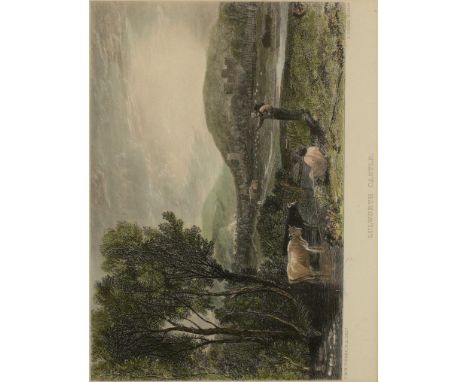 AFTER JMW TURNER RA (1775-1851) A collection of eight coloured Dorset prints, inscribed in the margins, 6.25" x 9.25"
