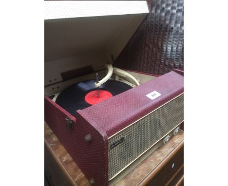 A vintage Cossor 'Collaro Conquest' record player. 