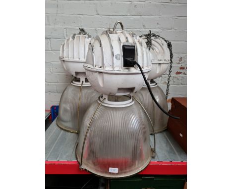 3 industrial light fittings