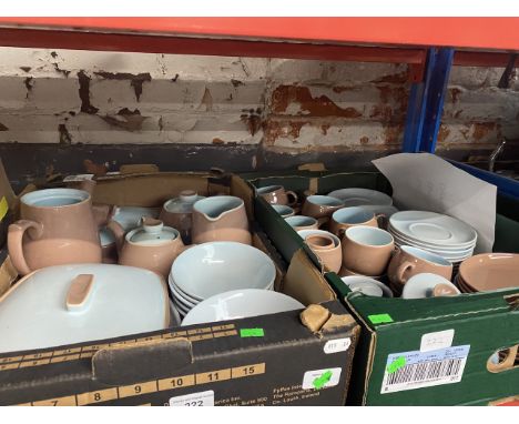 2 boxes of Langley - Denby tea / coffee service. 
