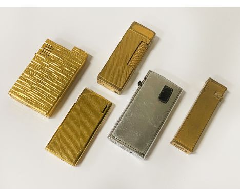 2 DUNHILL LIGHTERS 2 RONSON LIGHTERS &amp; JAPANESE