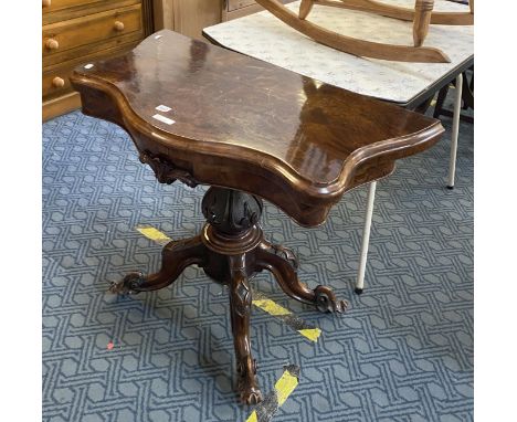 VICTORIAN CARD TABLE