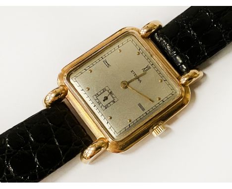 18CT GOLD ETERNA UNISEX WRISTWATCH