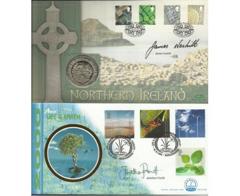 Benham signed Official Coin cover FDCs. Collection of 18 including Benham Official signed FDC C01/81S N.Ire Pict Signed by Ja