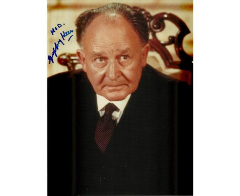 James Bond M High quality 8x10 colour photo signed by Geoffrey Keen (1916 - 2005) who played M in an amazing SIX James Bond f