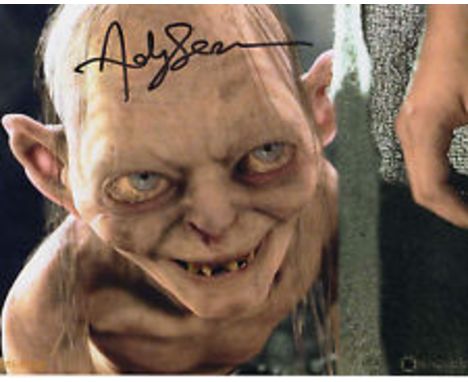 Lord of the Rings Andy Serkis signed authentic autograph photo, An 10" x 8" colour from Lord of the Rings and clearly signed 