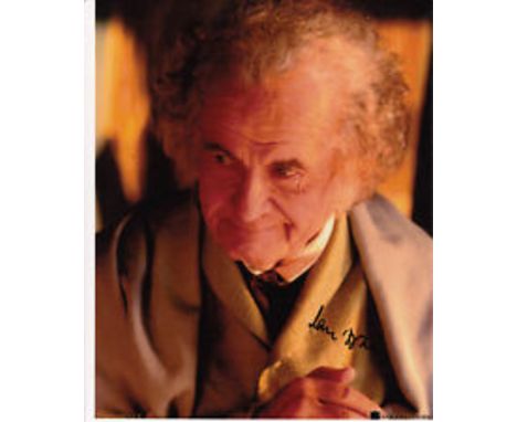 Lord of the Rings Ian Holm genuine signed authentic autograph photo,' An 10" x 8" colour from Lord of the Rings and clearly s