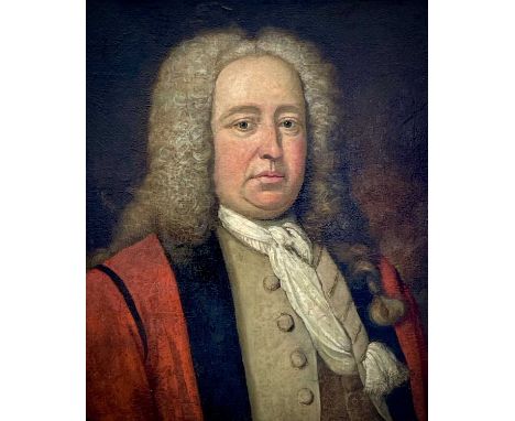 British School, Early 18th Century Portrait of a gentleman, half length Oil on canvas 60cm x 49cm 