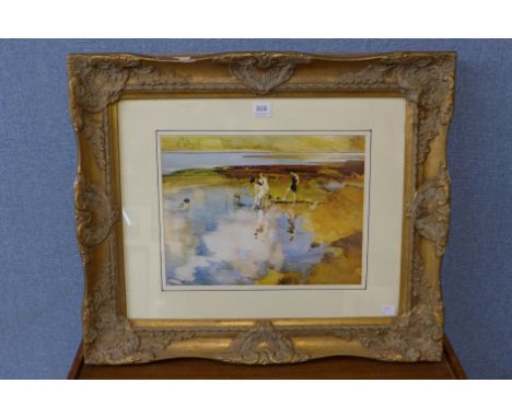 A Sir William Russell Flint print, framed