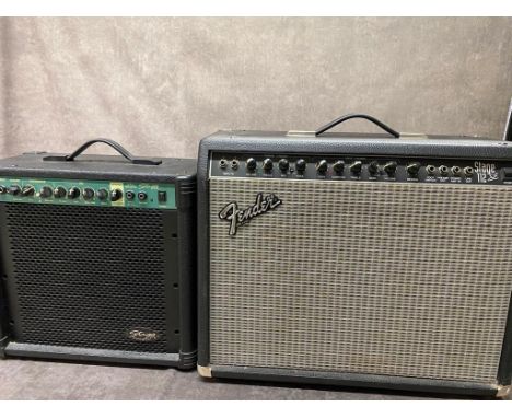 2 guitar amplifiers - Fender stage 112 along with a small Stagg