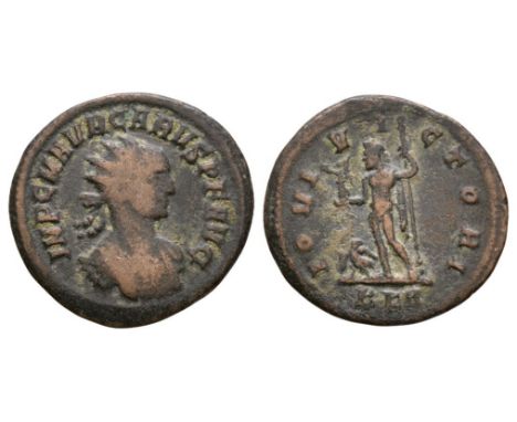 282-283 AD. Rome mint. Obv: IMP C M AVR CARVS P F AVG legend with radiate, cuirassed bust right. Rev: IOVI VICTORI legend wit