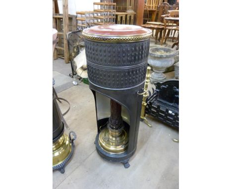 A vintage French paraffin heater 