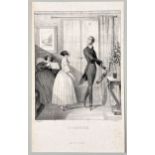 Honoré Daumier: Le Charivari (48 Stück) & Karikaturen nach Daumier beigelegt (70 Stück)