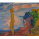 Erich Heckel. „Mädchen am Meer“. 1922