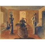 Oskar Schlemmer. „Raum mit sieben Figuren“. 1937