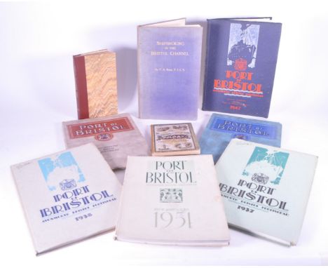 Bristol local interest. A collection of ten 19th &amp; early 20th century works relating to Bristol. Comprising six Port of B