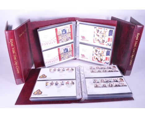 Royal Mail - First Day Covers - Four albums of FDC postage stamps. To include, The Royal Horticultural Society, Cymru Wales, 