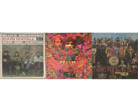 60s CLASSIC/ BLUES ROCK - LP RARITIES PACK. A wonderful selection of 3 rock LPs. Artists/ titles include The Beatles - Sgt Pe