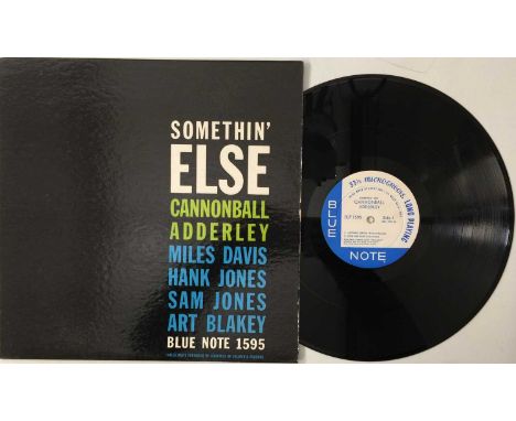 CANNONBALL ADDERLEY - SOMETHIN' ELSE LP (2ND US MONO PRESSING- BLUE NOTE BLP 1595). Hard to come across 2nd US (mono) pressin