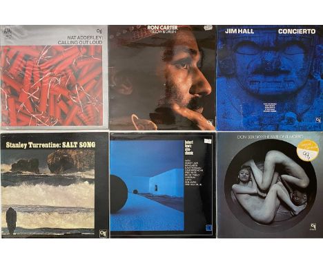 CTI RECORDS - LP PACK. A smashing pack of 8 jazz LPs, released on/ relating too CTI Records. Artists/ titles include Jim Hall