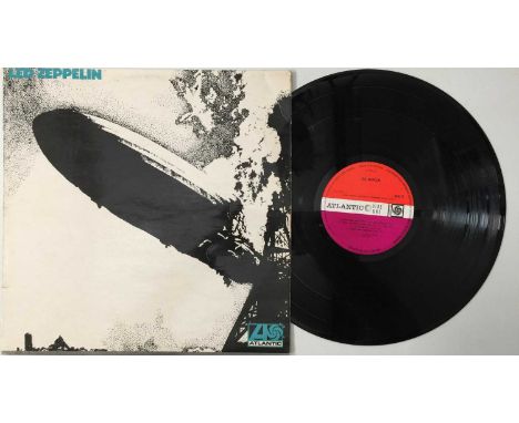 LED ZEPPELIN - S/T LP (UK TURQUOISE/ ATLANTIC - 588171). A scarce original UK pressing of the iconic self-titled debut LP by 