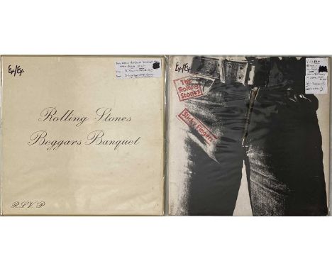 THE ROLLING STONES - STICKY FINGERS/ BEGGARS BANQUET LP PACK. A fantastic pack of 2 original LPs by The Rolling Stones. Title