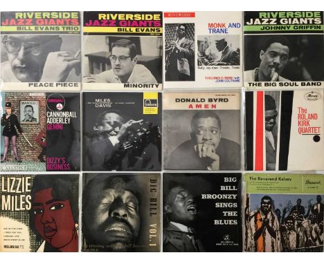 JAZZ / BLUES - EPs. A pack of 12 x EPs. Artists/ Titles include Bill Evans inc Peace Piece (French OG, REP 3218) and Minority