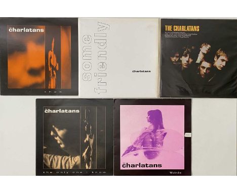 THE CHARLATANS - LP/ 12" PACK. A smashing selection of 5 LPs/ 12" by Manchester indie darlings The Charlatans. Titles include