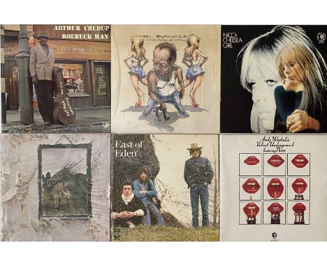 ALL THE ROCK - LP COLLECTION. A genre-spanning selection 21 rock LPs. To include classic, blues, prog, kraut, folk etc. Artis