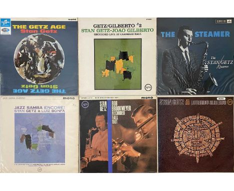 GETZ / TJADER / HAWES - LP SELECTION. A nice collection of 45 x LPs to include Stan Getz (x 20) inc The Steamer, Getz / Gilbe