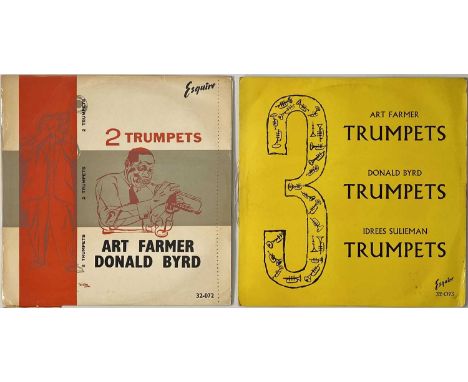 ART FARMER / DONALD BYRD - ESQUIRE LP PACK. Starting the Soul/ Jazz/ Blues auction in style we have a lovely pack of 2 x LPs.