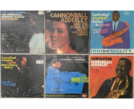 CANNONBALL ADDERLEY QUINTET - LP PACK. A pack of 8 x LPs. Titles are Cannonball Adderley Quintet In Chicago (20035MCL), Domin