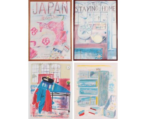 Chloe Cheese (b.1952) ''Spice Chest with Corriander'' Signed, inscribed and dated (19)80, numbered 130/150, lithograph,togeth