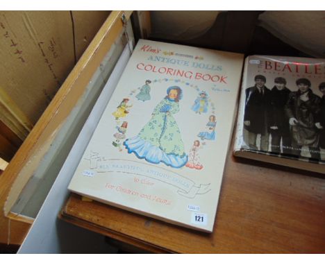 An antique colouring book