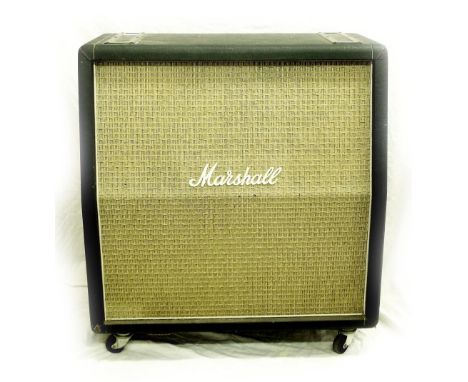 Vintage Marshall 1960AX Lead 4 x 12 speaker cabinet, ser. no. 1462