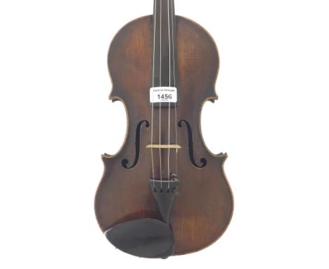 Contemporary violin in the old Dutch style by and labelled Floris-Jan Van der Yoort, anno 1995, 14 1/16", 35.70cm