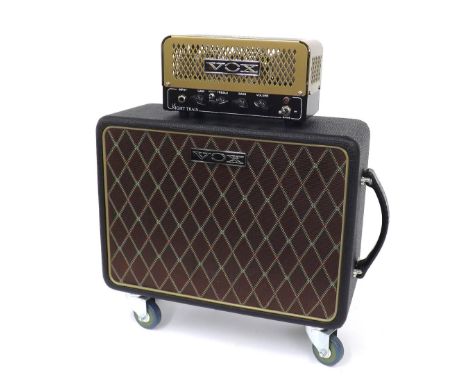 Vox Lil' Night Train guitar amplifier, model NT2H; together with a Vox model V110NT speaker cabinet, both in working order