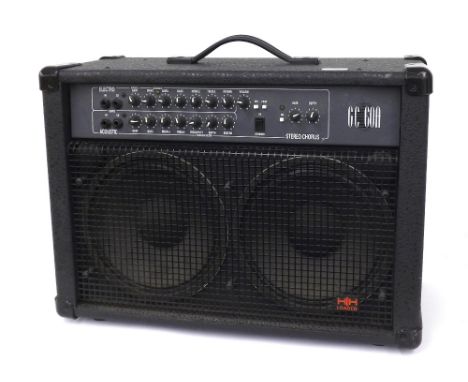Laney GC60A twin speaker guitar amplifier, with H & H Invader speakers, appears to be in working order
