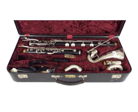 Selmer bass clarinet, ser. no. A2838, case