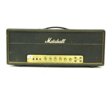 1976 Marshall JMP MK II guitar amplifier head, ser. no. S/A2189H, appears to turn on although requires attention/ service